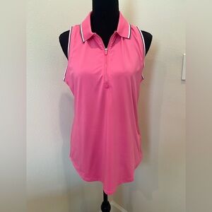 Jofit Pink Sleeveless Golf Top